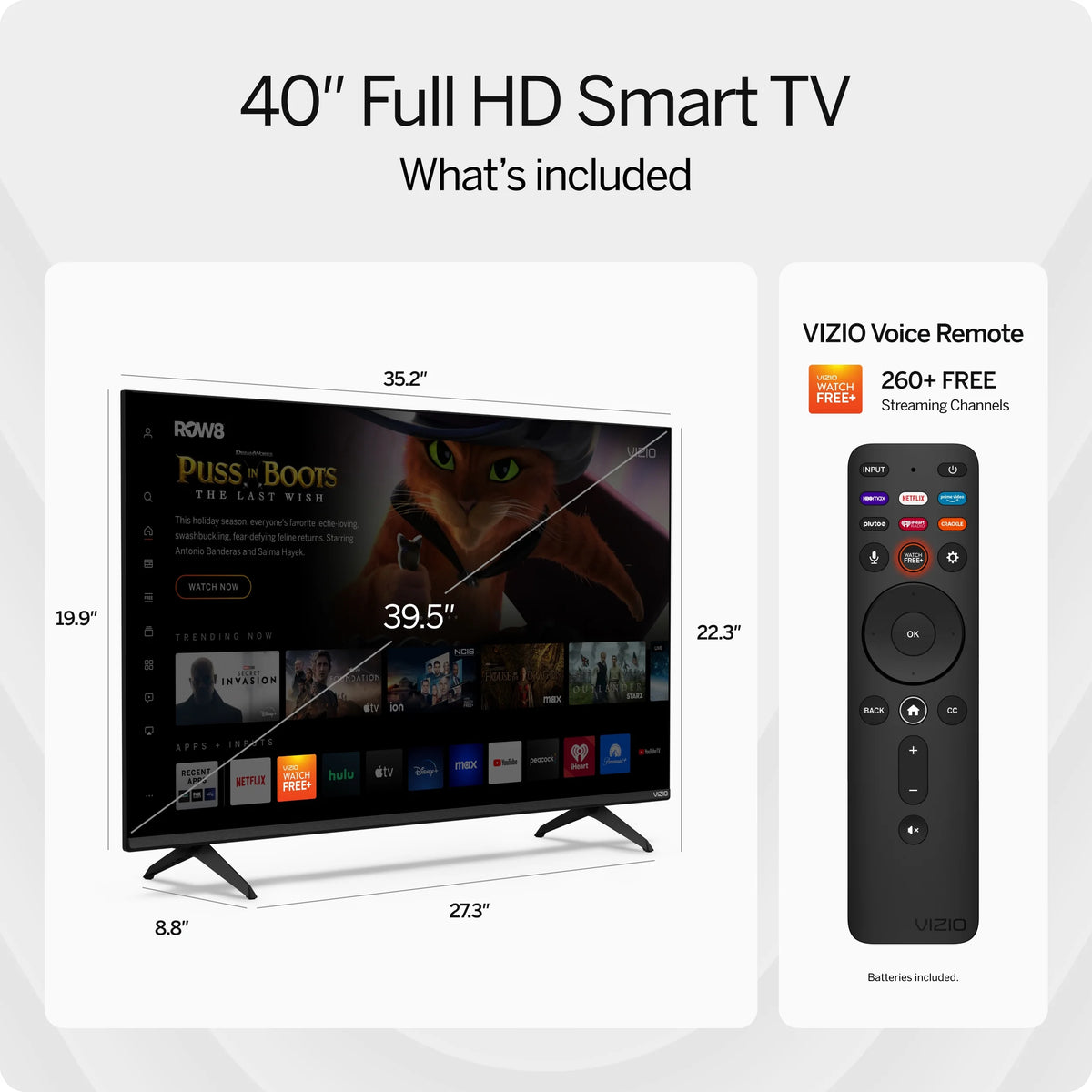 40" Class FHD LED Smart TV U674
