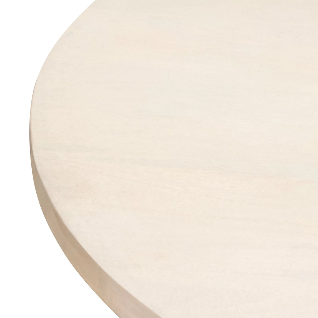 Round Solid Mango Wood Dining Table Z512