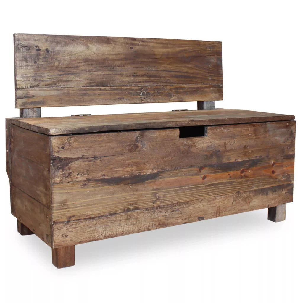 Solid Reclaimed Wood Bench M353