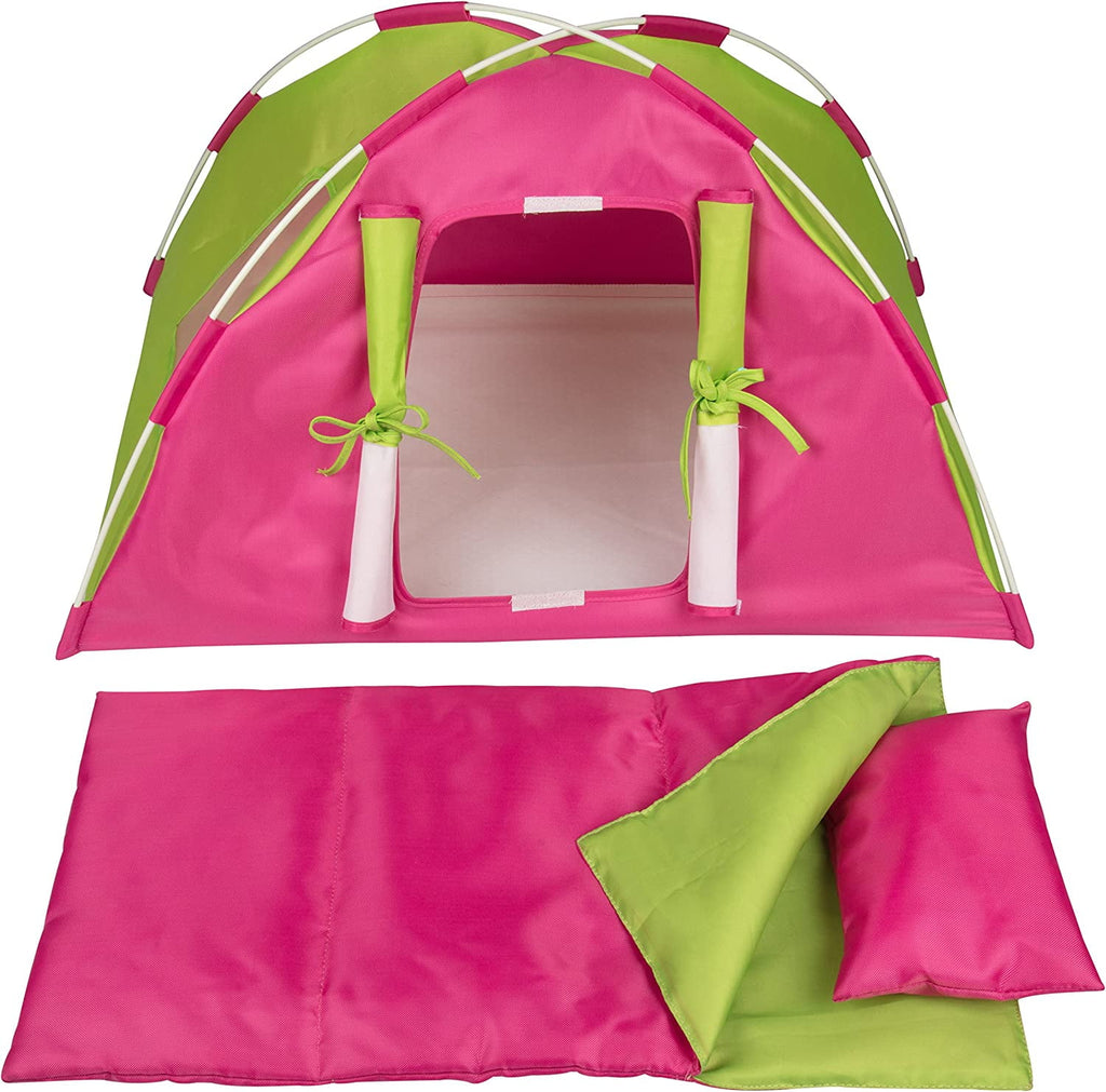 Doll Camping Bed Tent with Sleeping Bag & Pillow R87173
