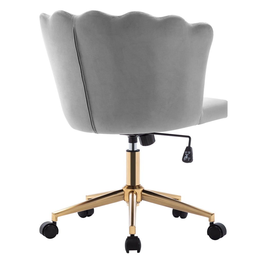 Velvet Swivel Office Chair F265