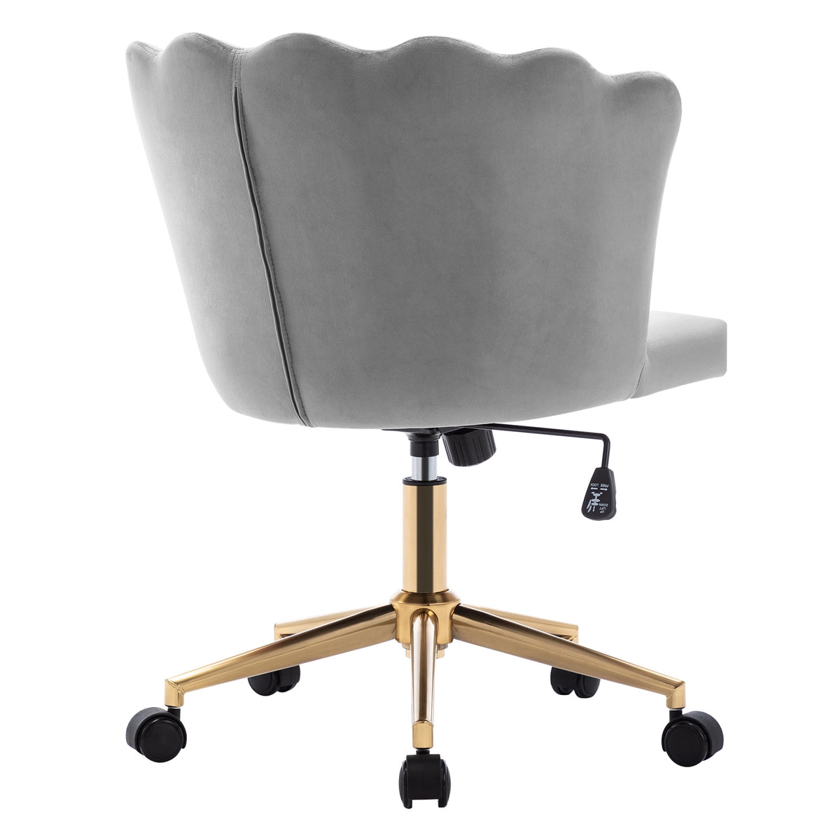 Velvet Swivel Office Chair F265