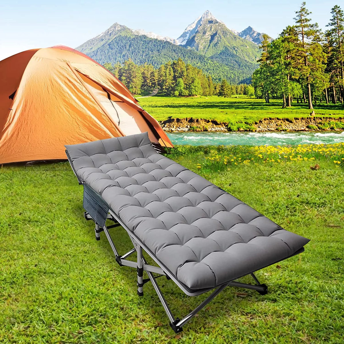 Folding Bed with Mattress and Carrying Bag U9020