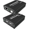 USB Extender up to 164ft/50m Over Cat5/5e/6/7 4 USB2.0 Ports F6754
