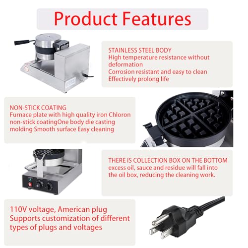 Cast Aluminum Stovetop Waffle Iron R2387