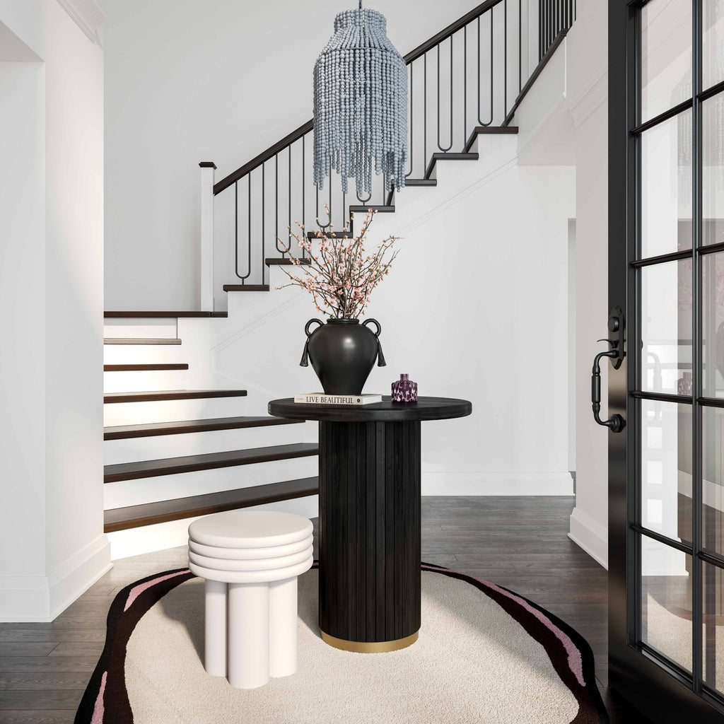 Black Oak Entry Table P611