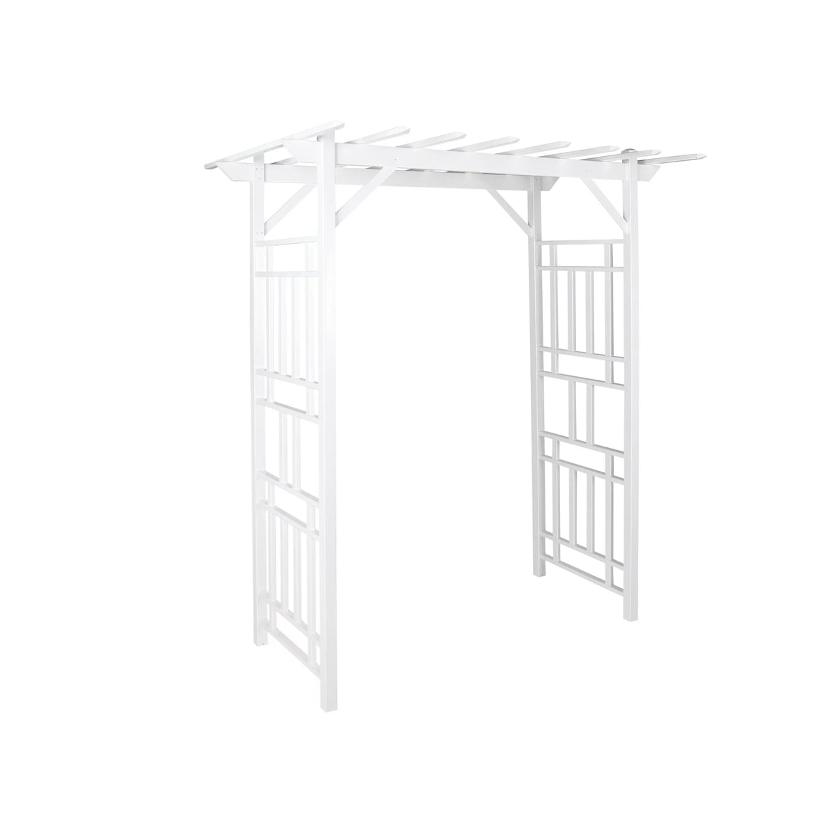 White PVC Garden Arbor E7051