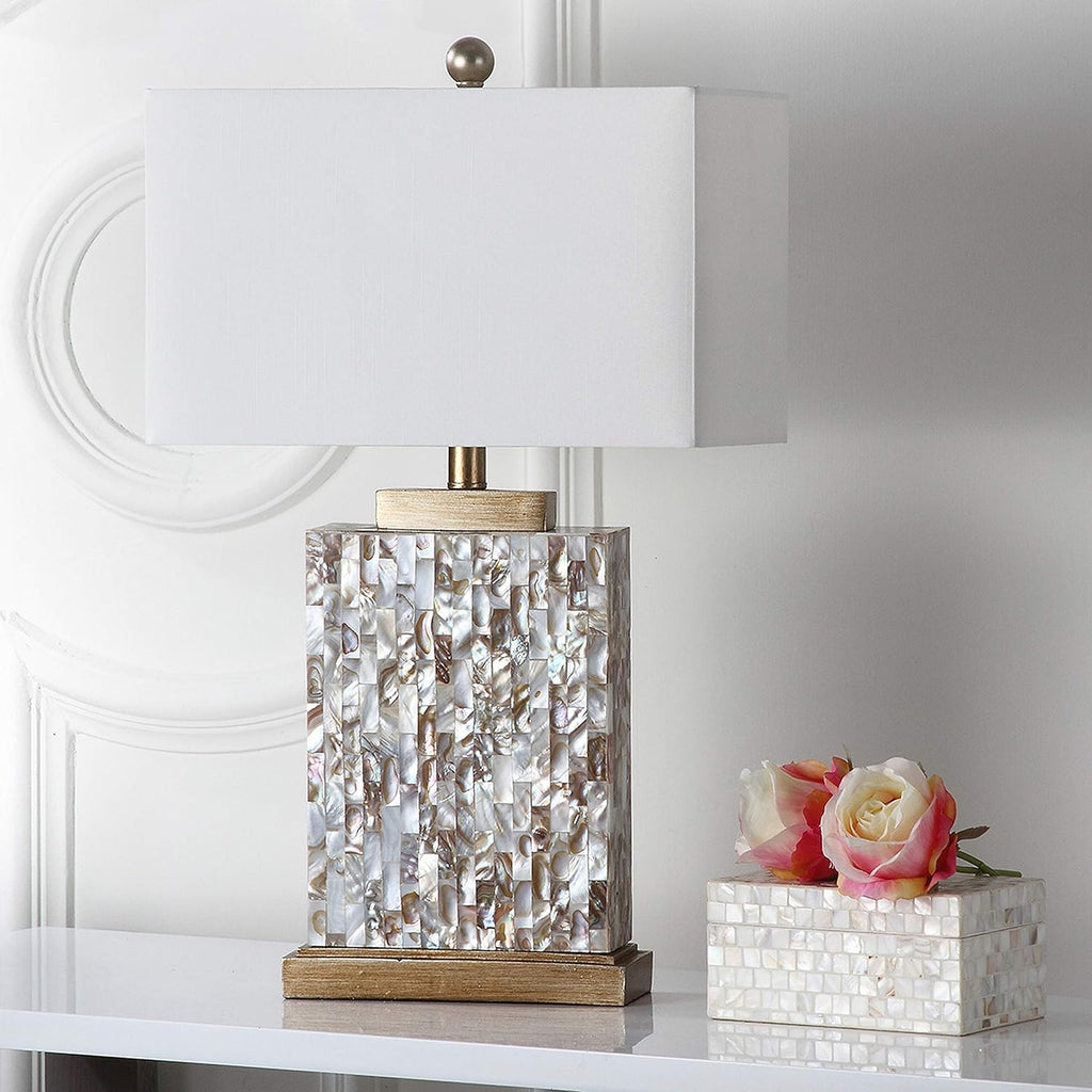 Ivory Shell Table Lamp (Set of 2) N44076