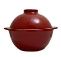 Red Glazed Bread Dome H453741