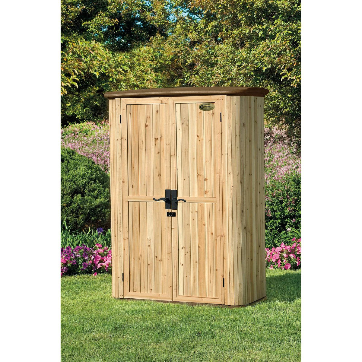 Wood/Resin Vertical Shed N88823