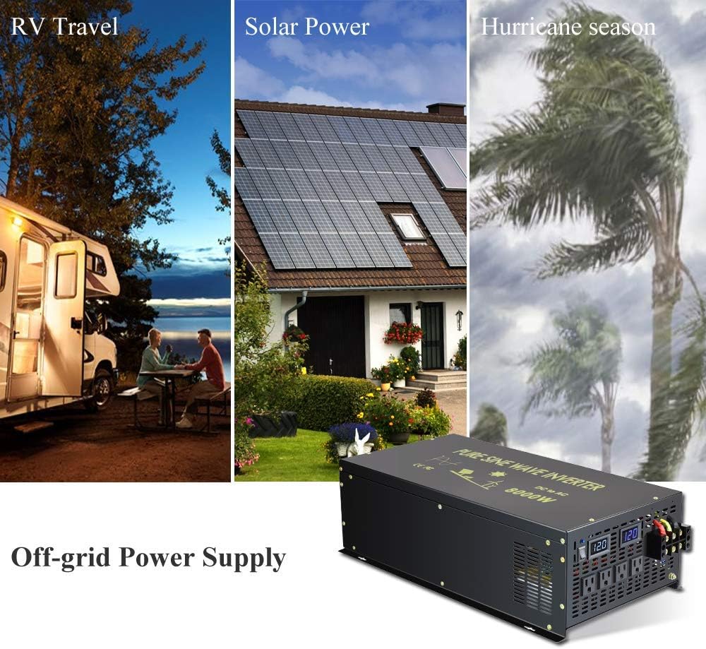8000W 48V Pure Sine Wave Solar Power Inverter F4888