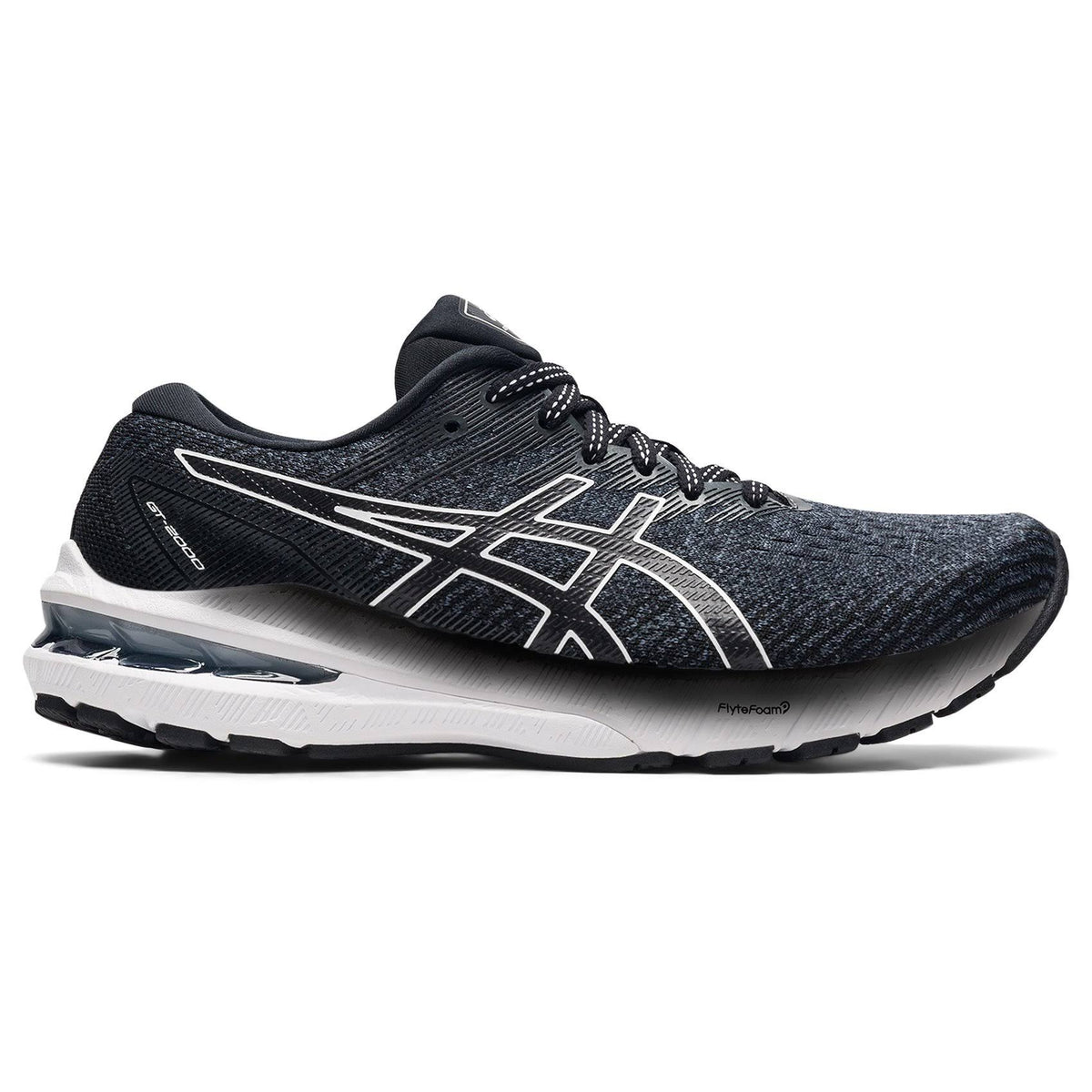 Black/White 8 D Running Shoes K458651