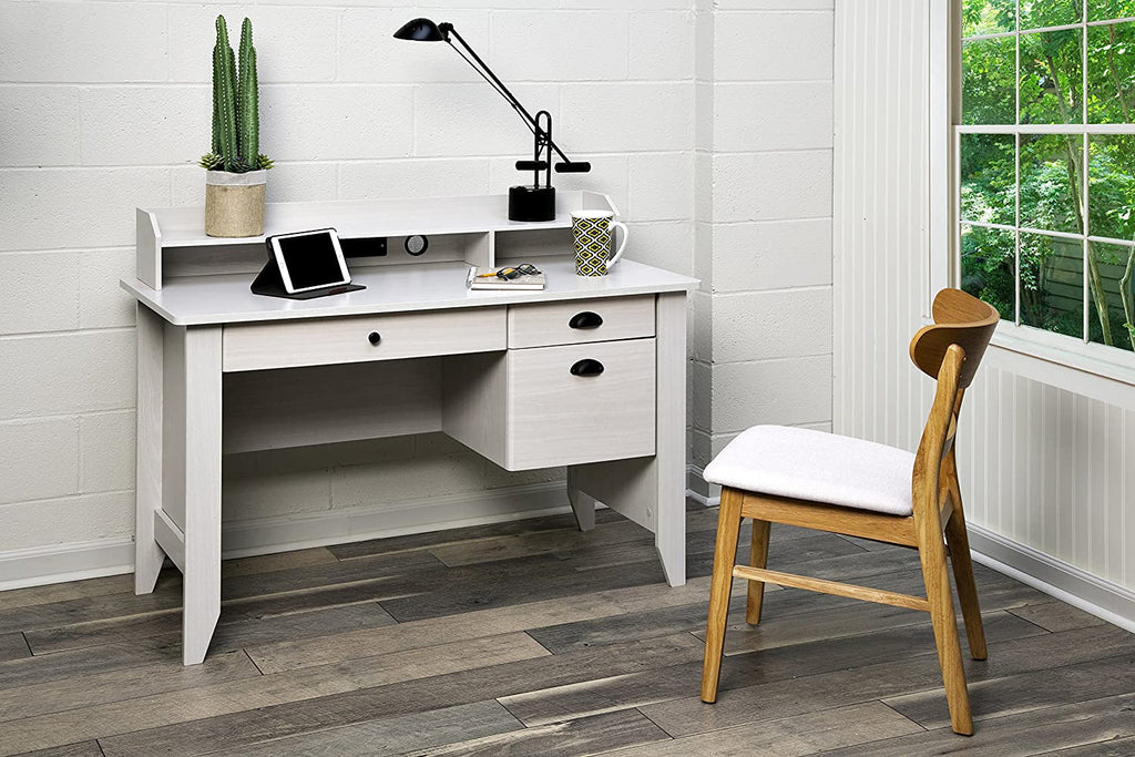 Executive Desk White Oak Z80259