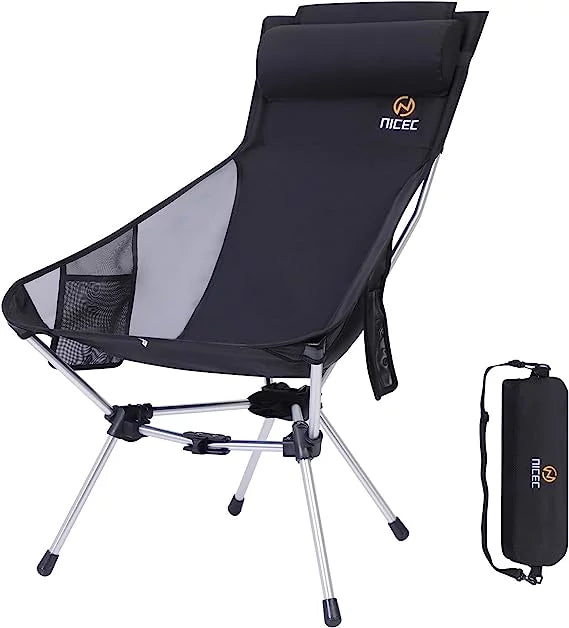 Ultralight High Back Folding Camping Chair with Carry Bag I1729