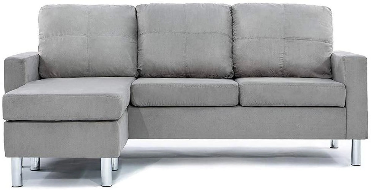 Modern Sectional Sofa Gray B154517