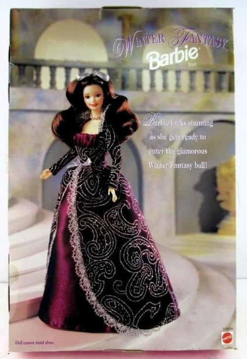 1996 Winter Fantasy Barbie 2 Brunette B626891