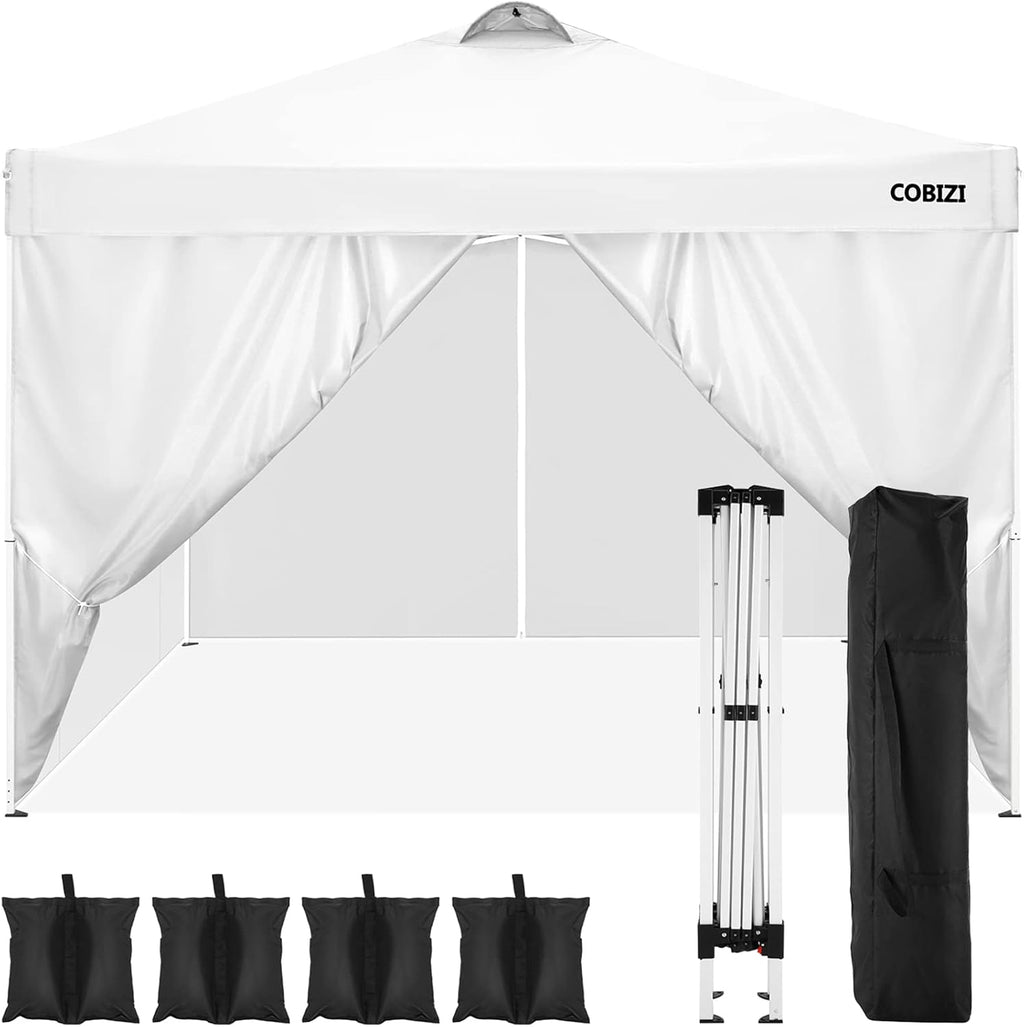 10x10 FT Outdoor Portable Canopy Tent with Sidewalls A9649