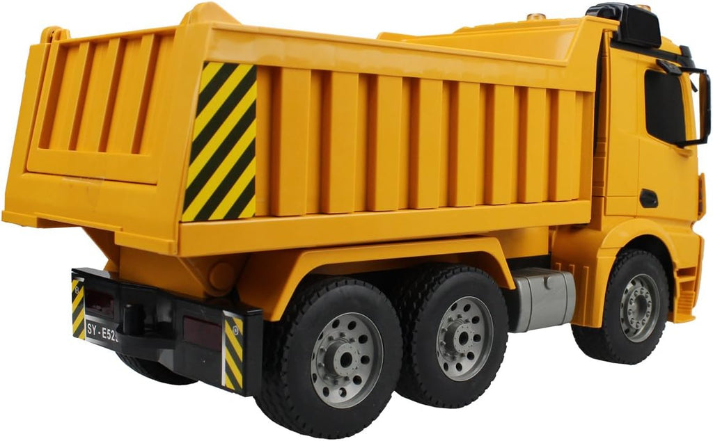 1/20 Scale 6 Channel RC Dump Truck Construction Vehicle Toy with LED Lights E166321