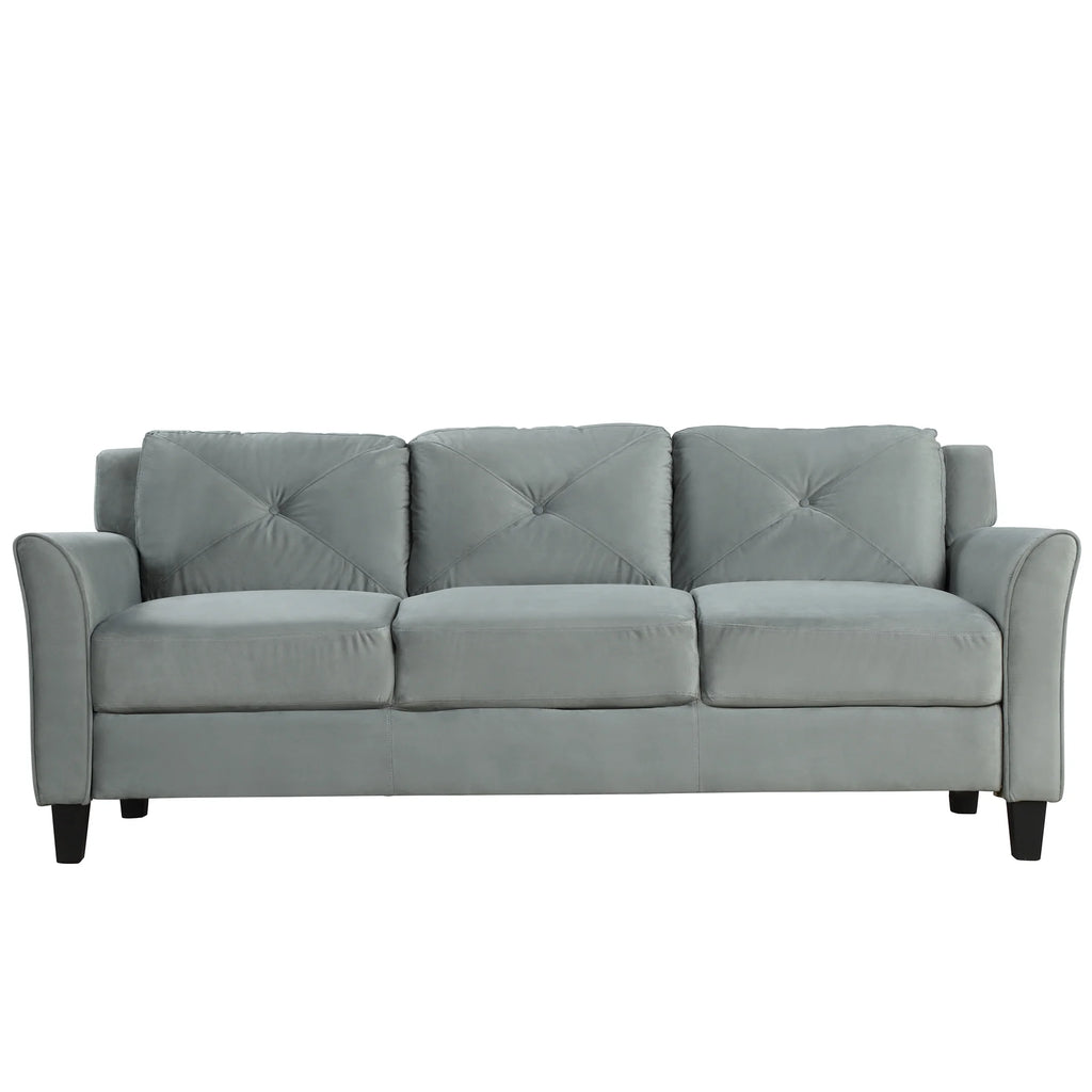 Button Tufted 3 Piece Chair Loveseat Sofa Set K5656