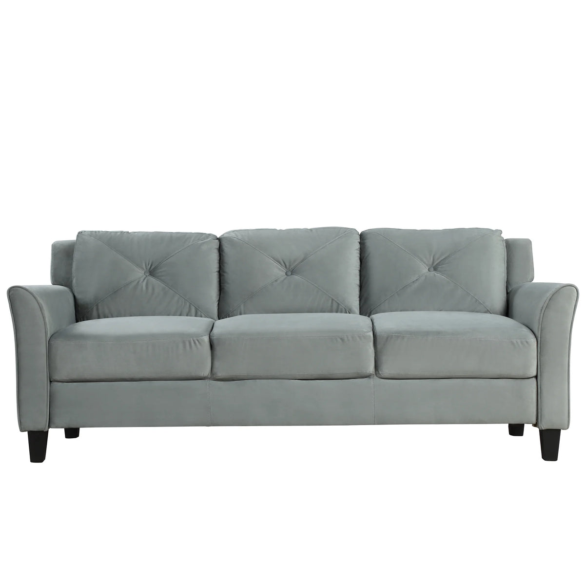 Button Tufted 3 Piece Chair Loveseat Sofa Set K5656