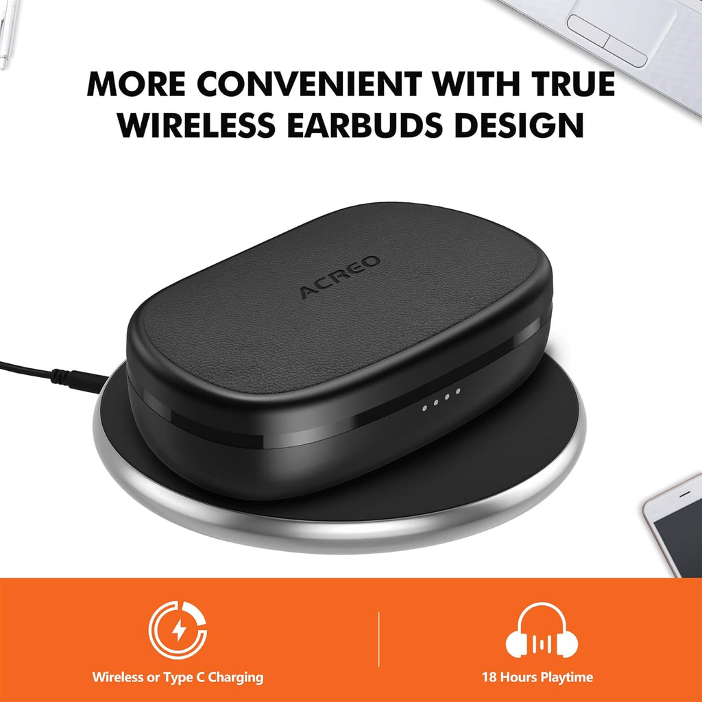 Open Ear Wireless Earbuds with Earhooks, 18 Hours Playtime, IPX7 Waterproof B42782