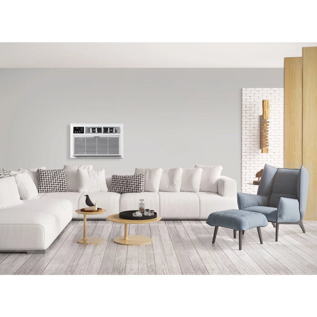 8000 BTU 115-Volt Wall Air Conditioner with Remote, White K13422