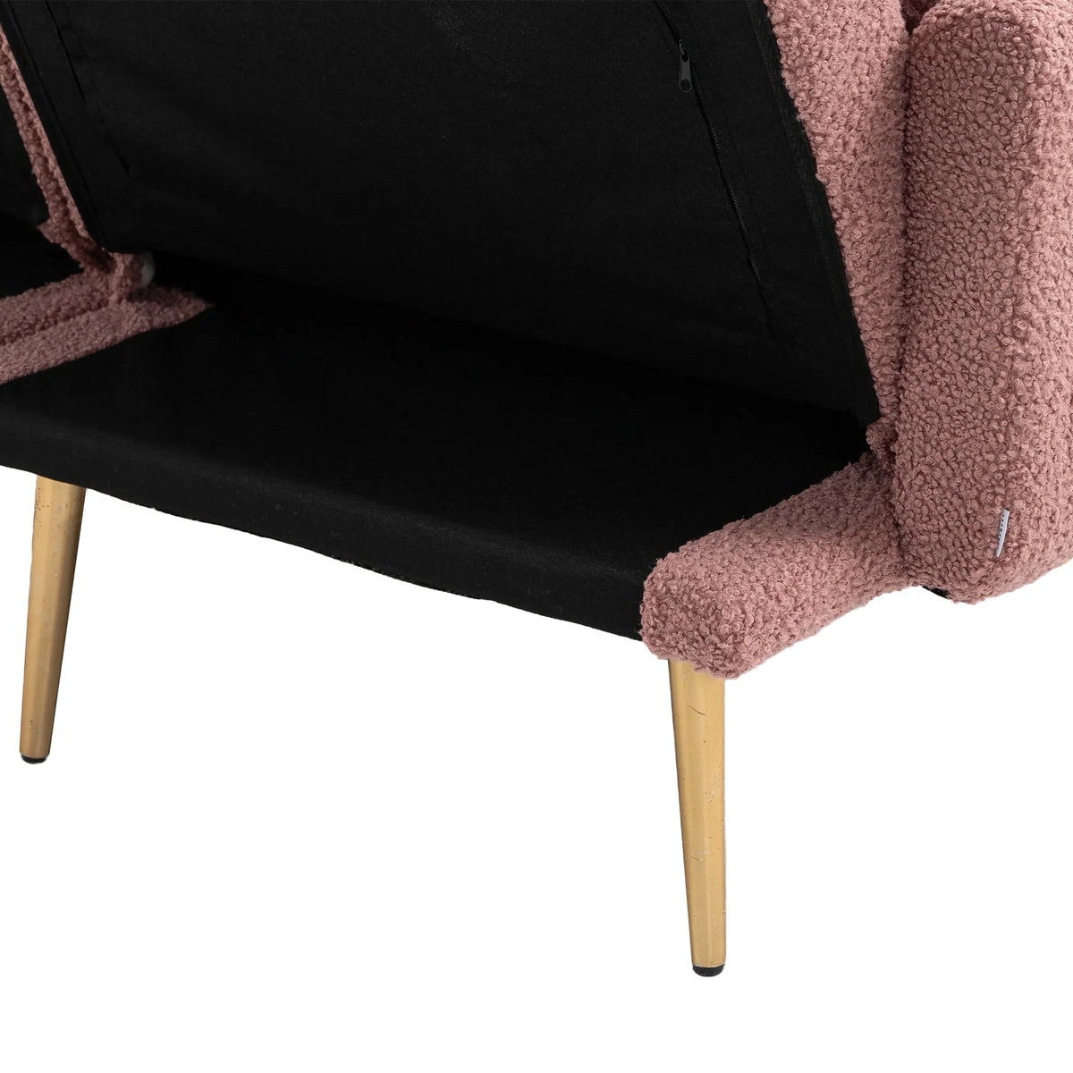 Velvet Sofa with Metal Feet S66069