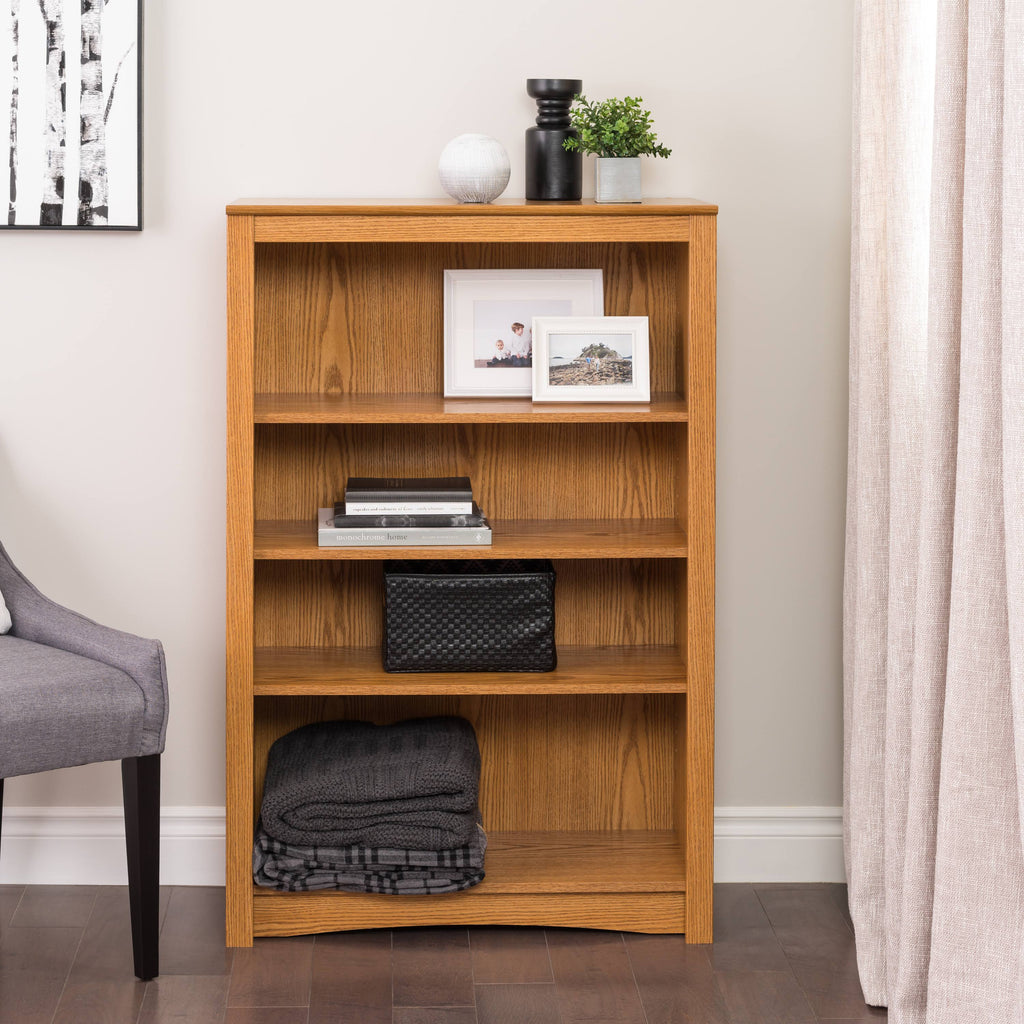 Oak 4-Shelf Bookcase S417104