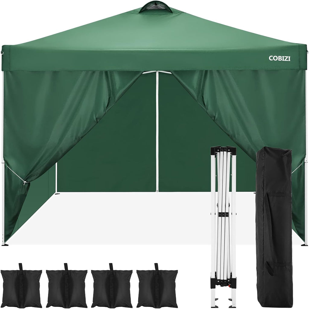 10x10 FT Outdoor Portable Canopy Tent with Sidewalls A9649