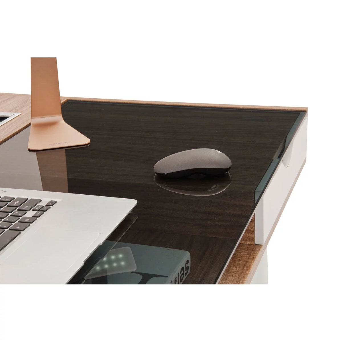 Compact Computer Desk with Storage E59235