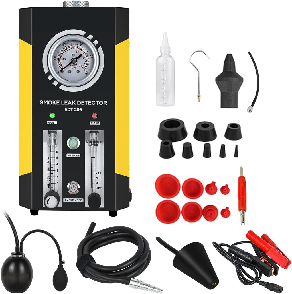 Automotive Smoke Machine Leak Detector EVAP 12V Car Pipe System Smoke Tester with Adjustable Flow Meter N82957