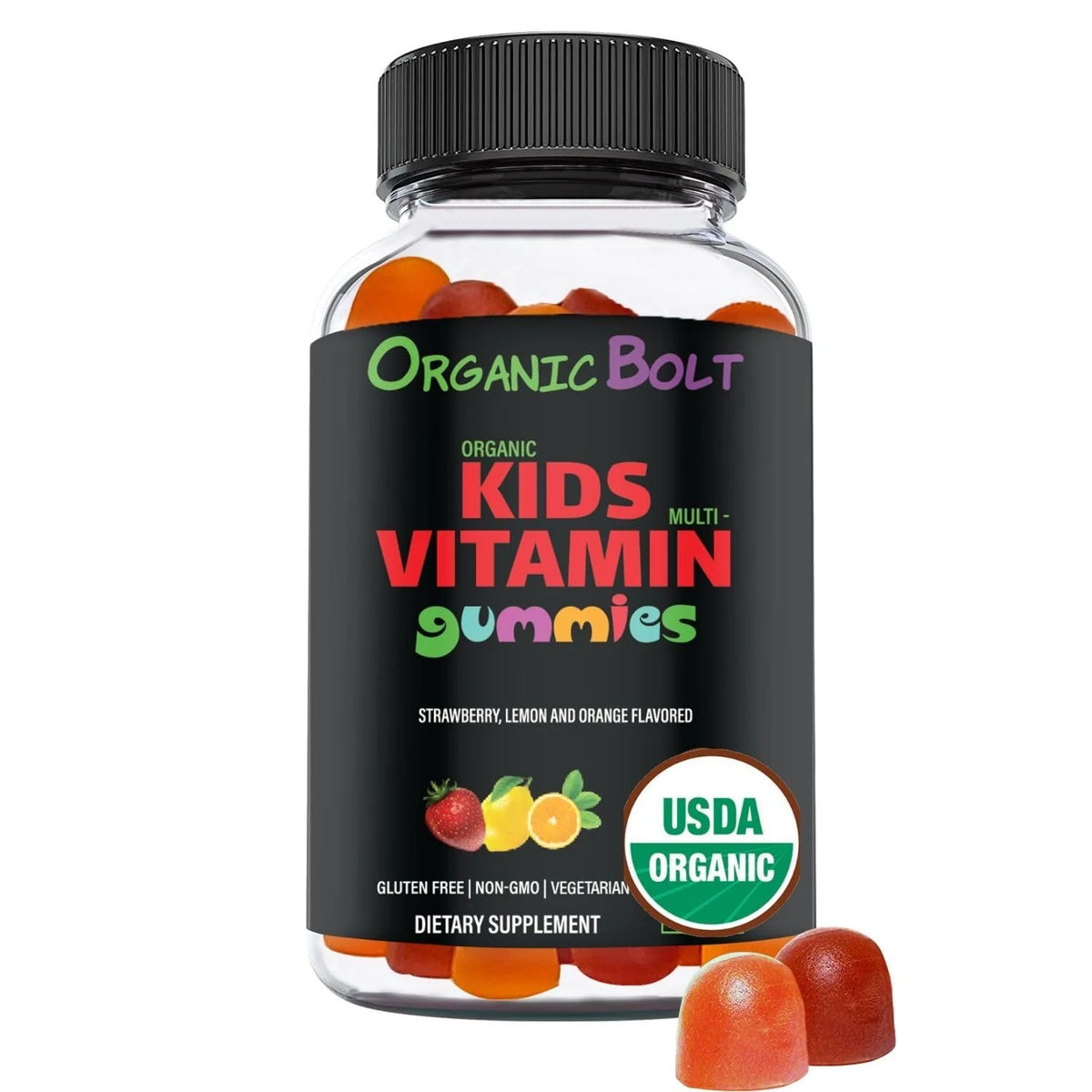 Organic Kids Multivitamin Gummies 60 Count L628