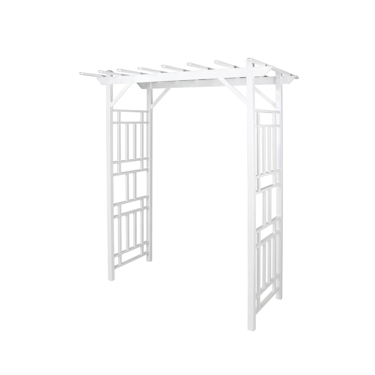 White PVC Garden Arbor E7051