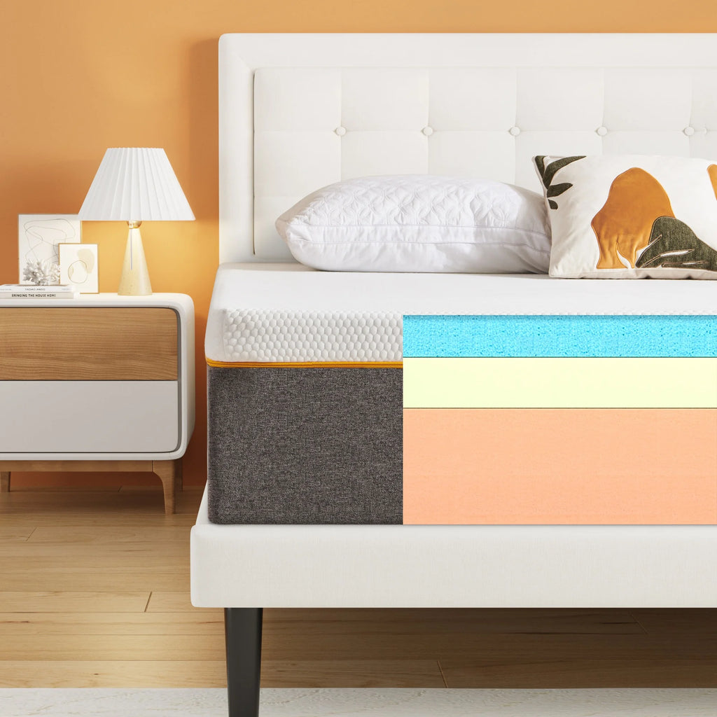 Queen 10 Medium Cool Gel Memory Foam Mattress D18463