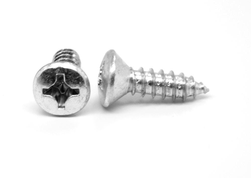 8-18 x 1 1/4 x 22 Sheet Metal Screw Phillips Oval Head Type AB Low Carbon Steel Zinc Plated L659