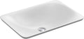 White Rectangular Bathroom Sink G3477