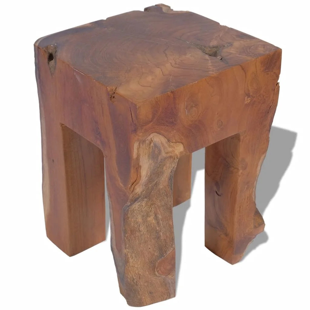 Solid Teak Wood Stool L5600