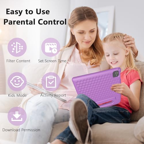 Green Kids Tablet 10 inch Android 13 4GB+64GB 1TB Expand HD Touchscreen WiFi Bluetooth Protective Case L807235