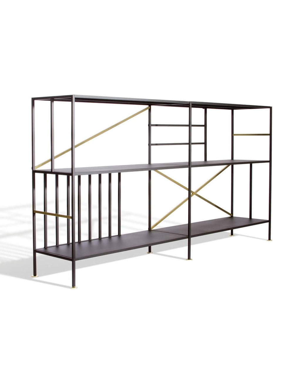 Black 2 Shelf Bookcase P94809