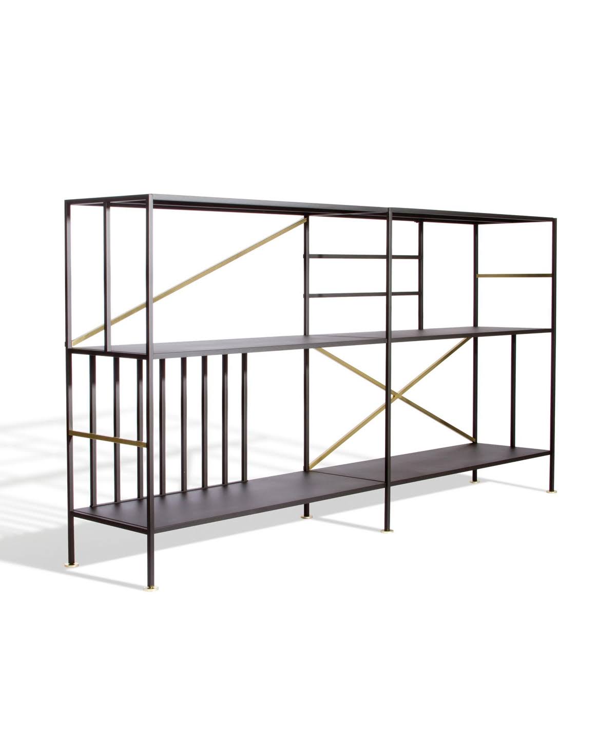 Black 2 Shelf Bookcase P94809