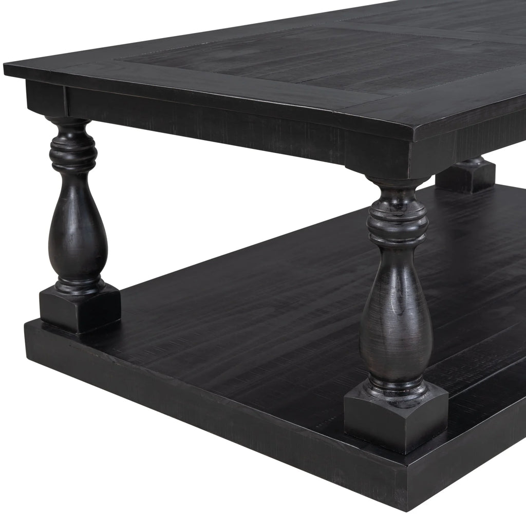 Black Storage Coffee Table G1715