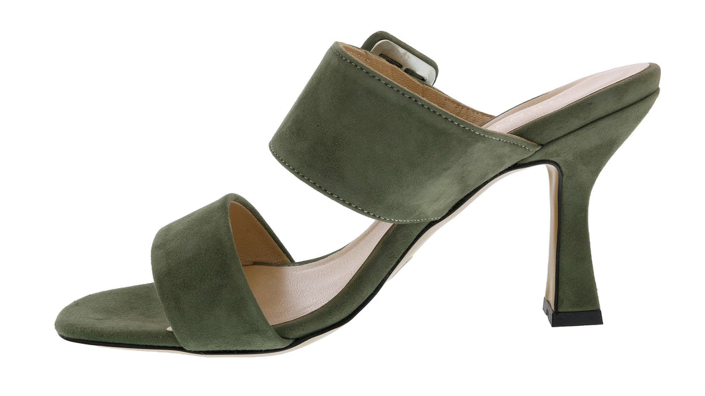 Forest Green High Heel Slide I644