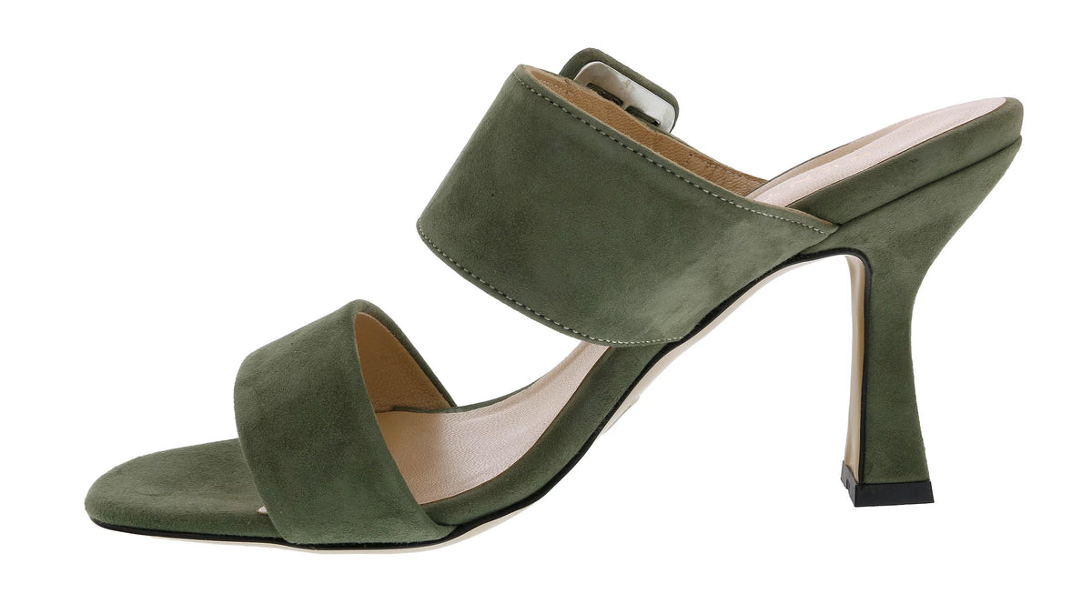 Forest Green High Heel Slide I644