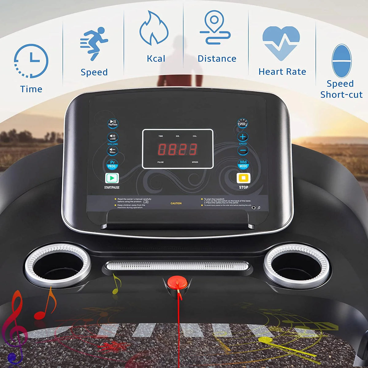 3.5HP Foldable Electric Treadmill with Incline C62495
