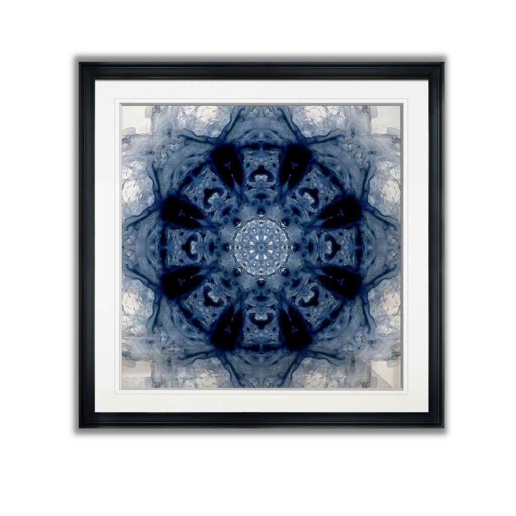 Indigo Framed Giclee Print 38x38 R3605