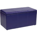 Purple Vinyl Ottoman Set R37033
