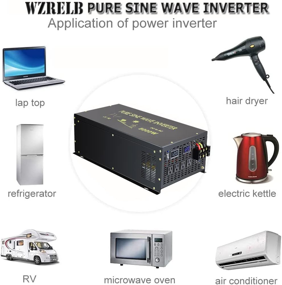 8000W 48V Pure Sine Wave Solar Power Inverter F4888