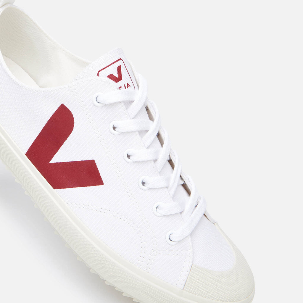 White Canvas Shoes A5998
