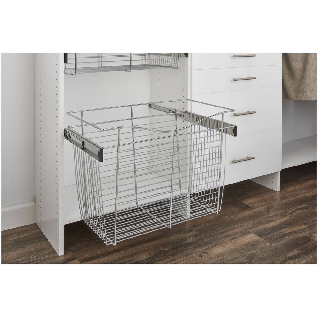 30 in Oil Rubbed Bronze Closet Pullout Basket I657