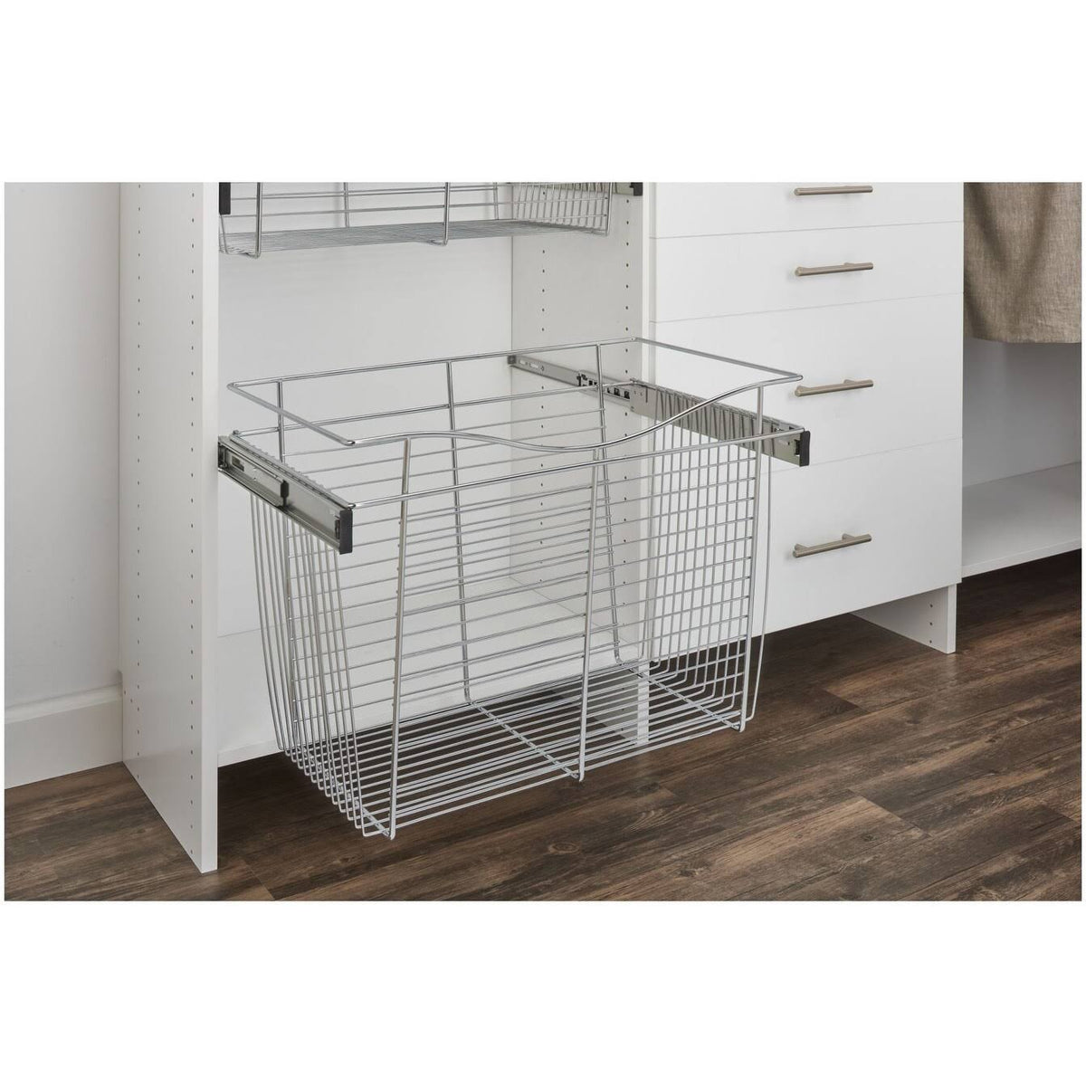 30 in Oil Rubbed Bronze Closet Pullout Basket I657